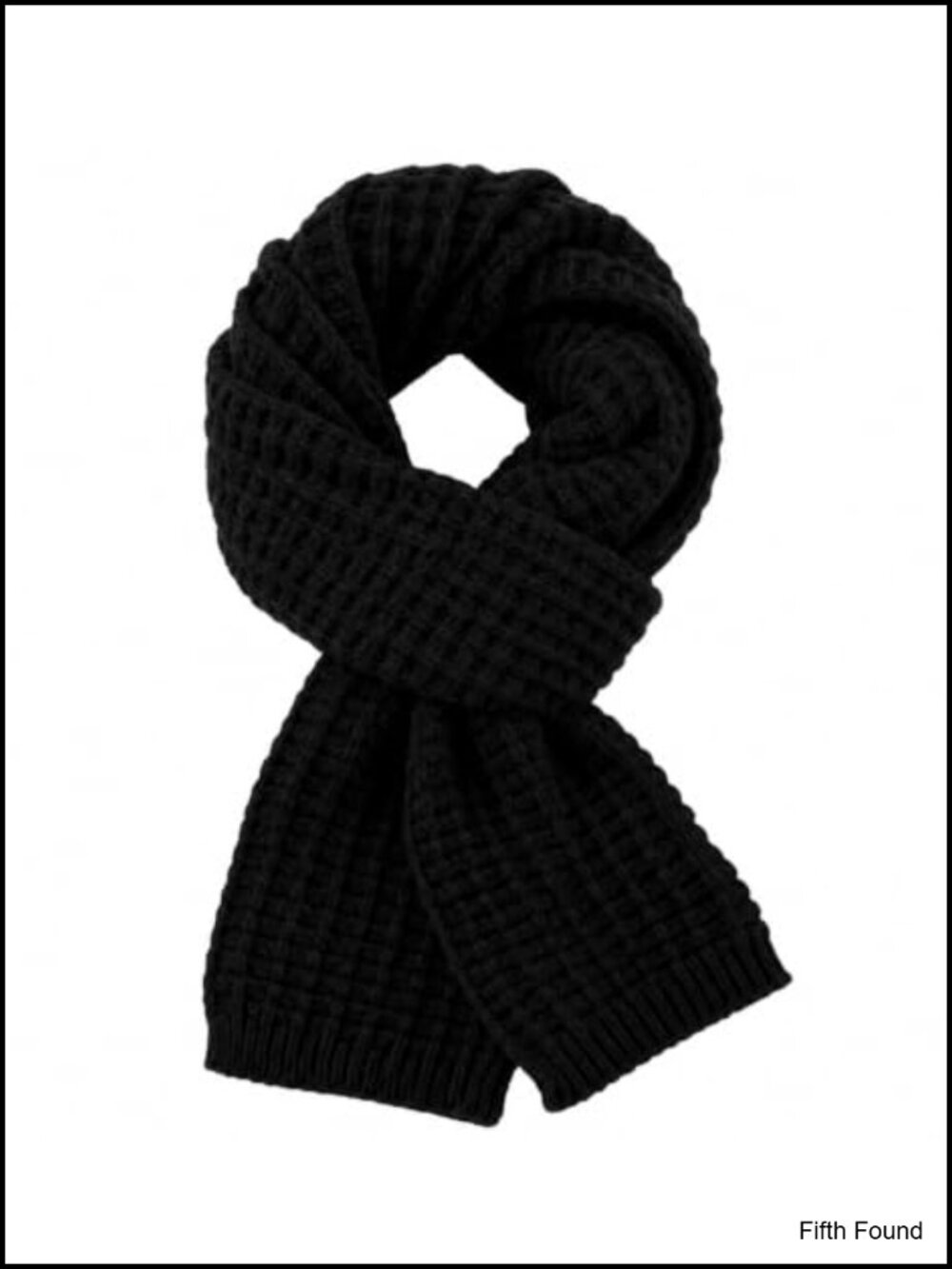 Waffle Knit Scarf Soft Warm Winter Cold Weather Unisex